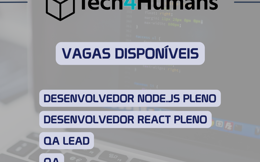 [Vagas disponíveis] Desenvolvedores