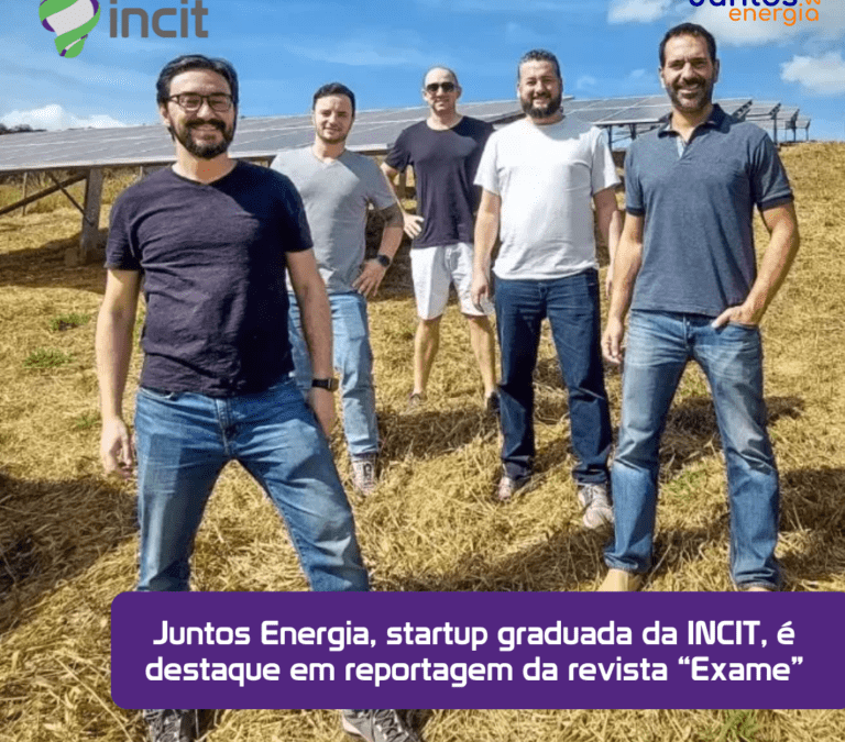 Juntos Energia, startup graduada da INCIT, é destaque em reportagem da revista “Exame”
