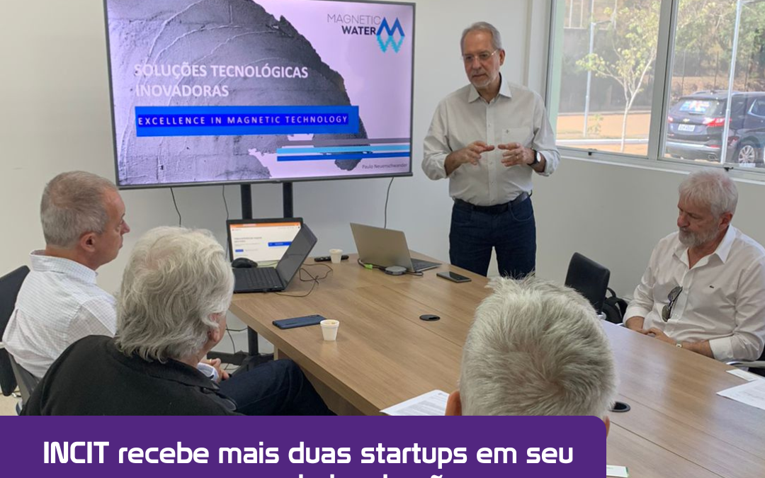 INCIT recebe mais duas startups em seu programa de incubação