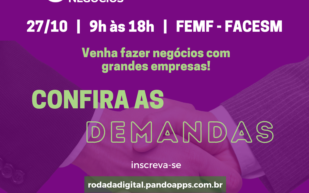 Conheça as demandas das empresas âncoras da 4ª Rodada de Negócios