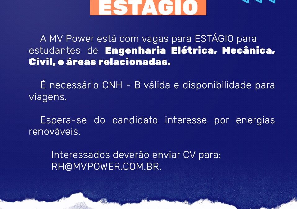 [VAGA DISPONÍVEL] MV POWER