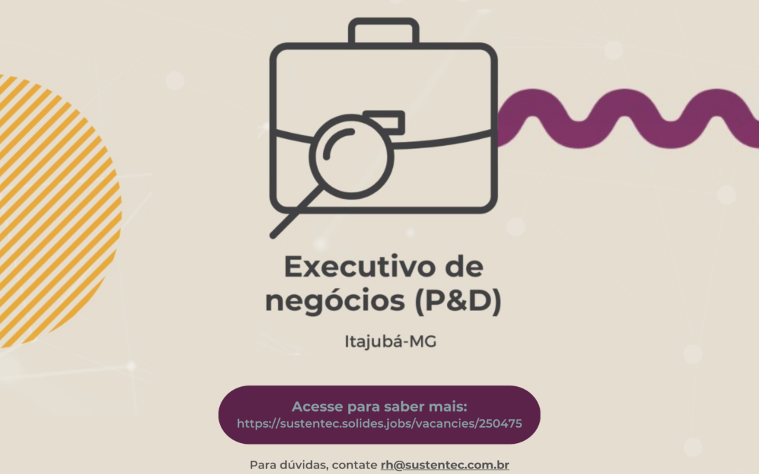 [VAGA DISPONÍVEL] Sustentec